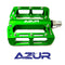 Azur Dual Sealed Bearing Pedal - Green